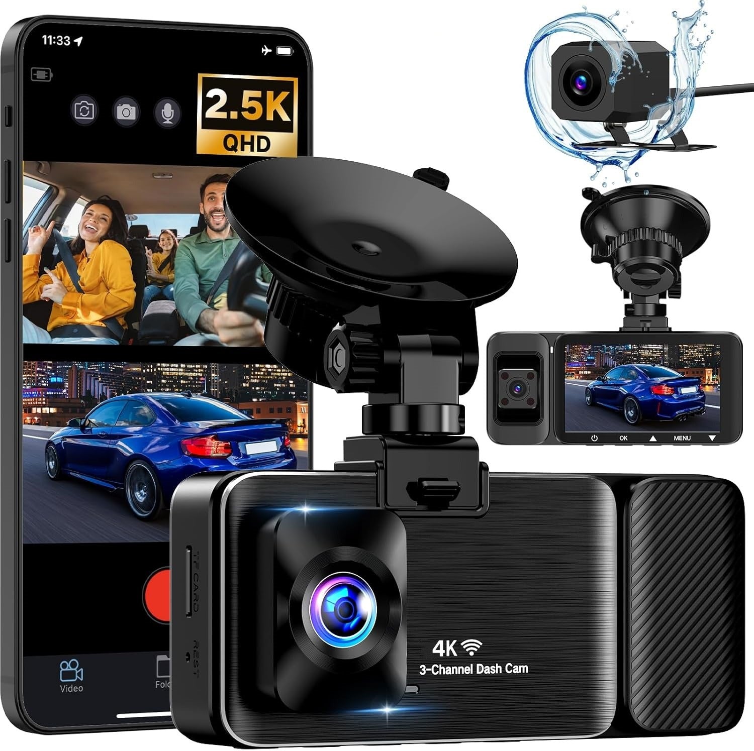 4K Dashcam mit 3,9 Bildschirm von Heimwert